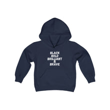 Load image into Gallery viewer, &quot;Black &amp; Bold&quot; - Kids Hoodie
