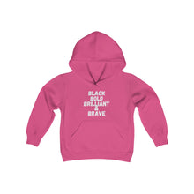 Load image into Gallery viewer, &quot;Black &amp; Bold&quot; - Kids Hoodie
