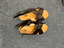 Load image into Gallery viewer, UGG Kid’s Black Sandals
